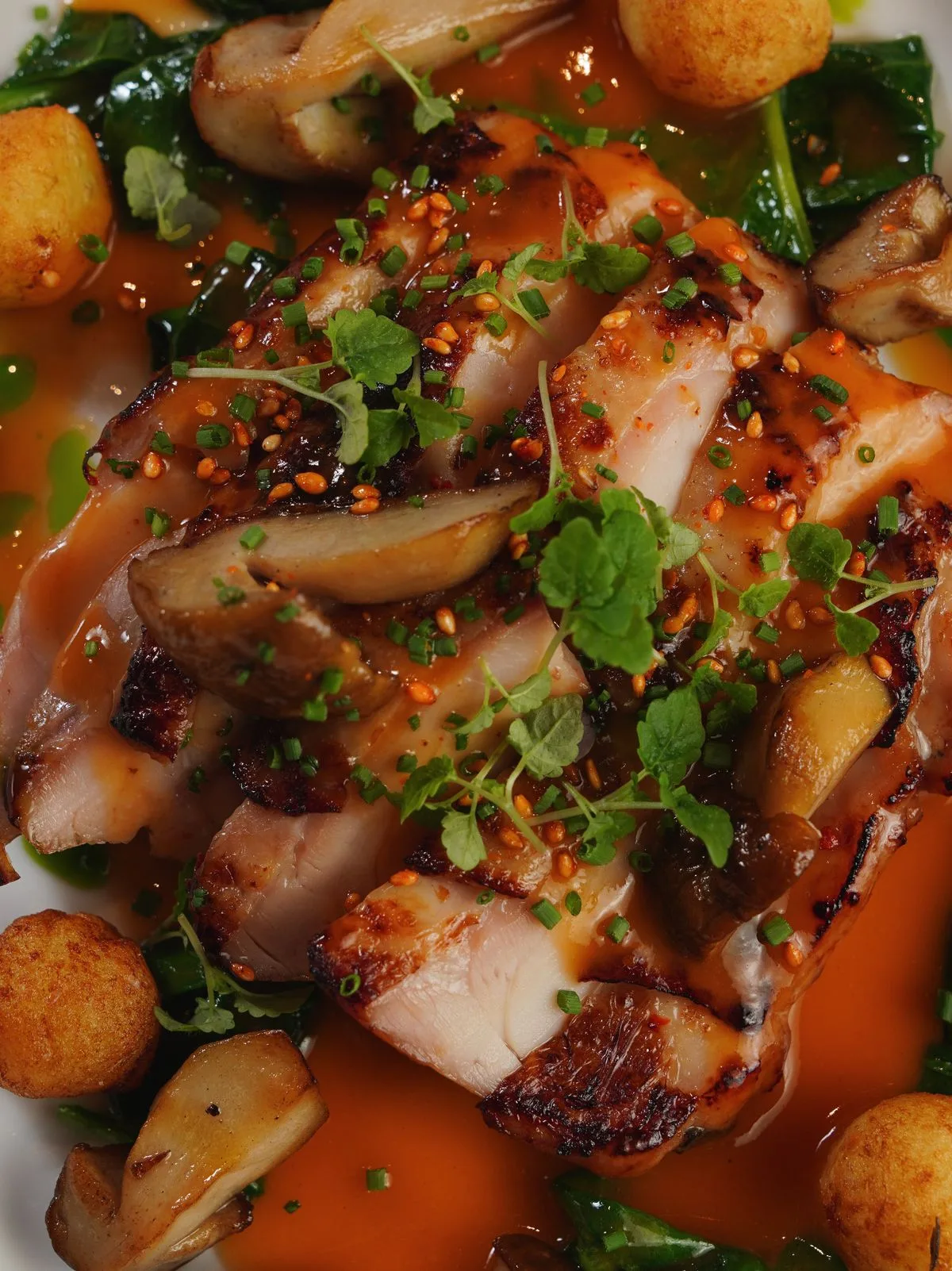 Air Fryer Chicken Breast plated air fryer meal