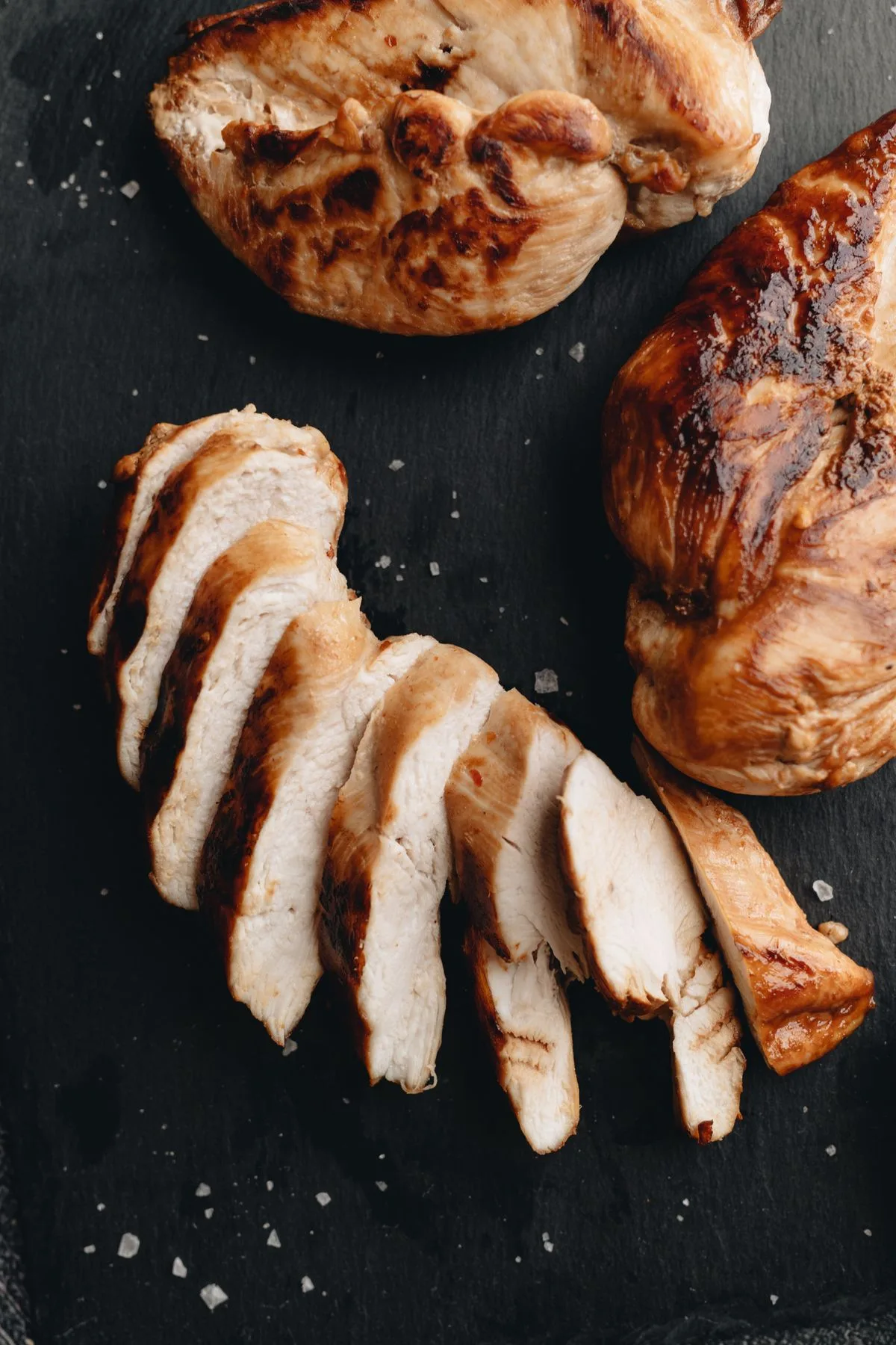 Air Fryer Turkey Breast plated air fryer meal