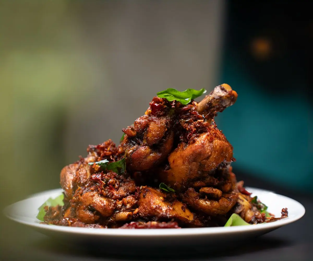 Air Fryer Chicken Drumsticks plated air fryer meal