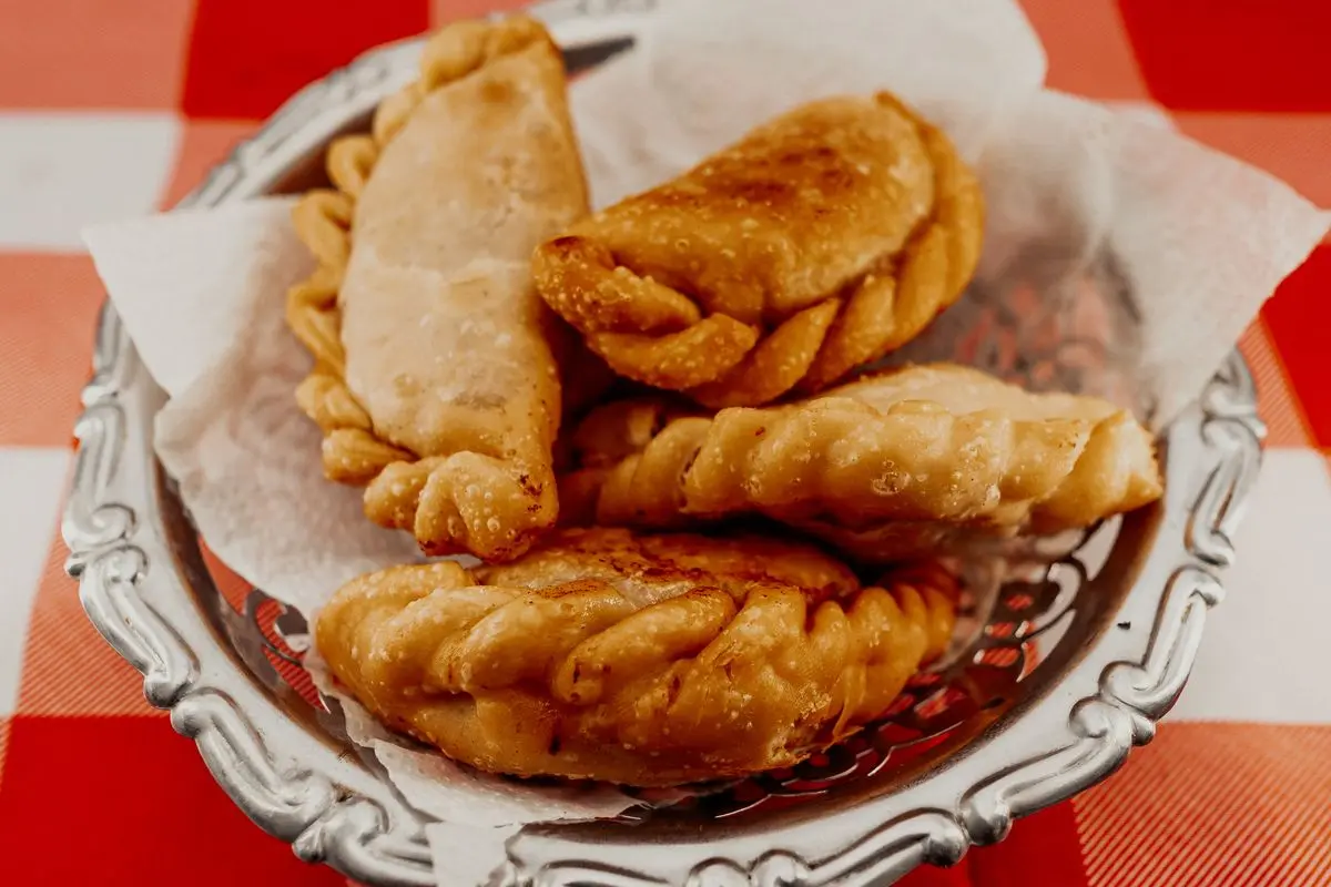 Air Fryer Empanadas plated air fryer meal