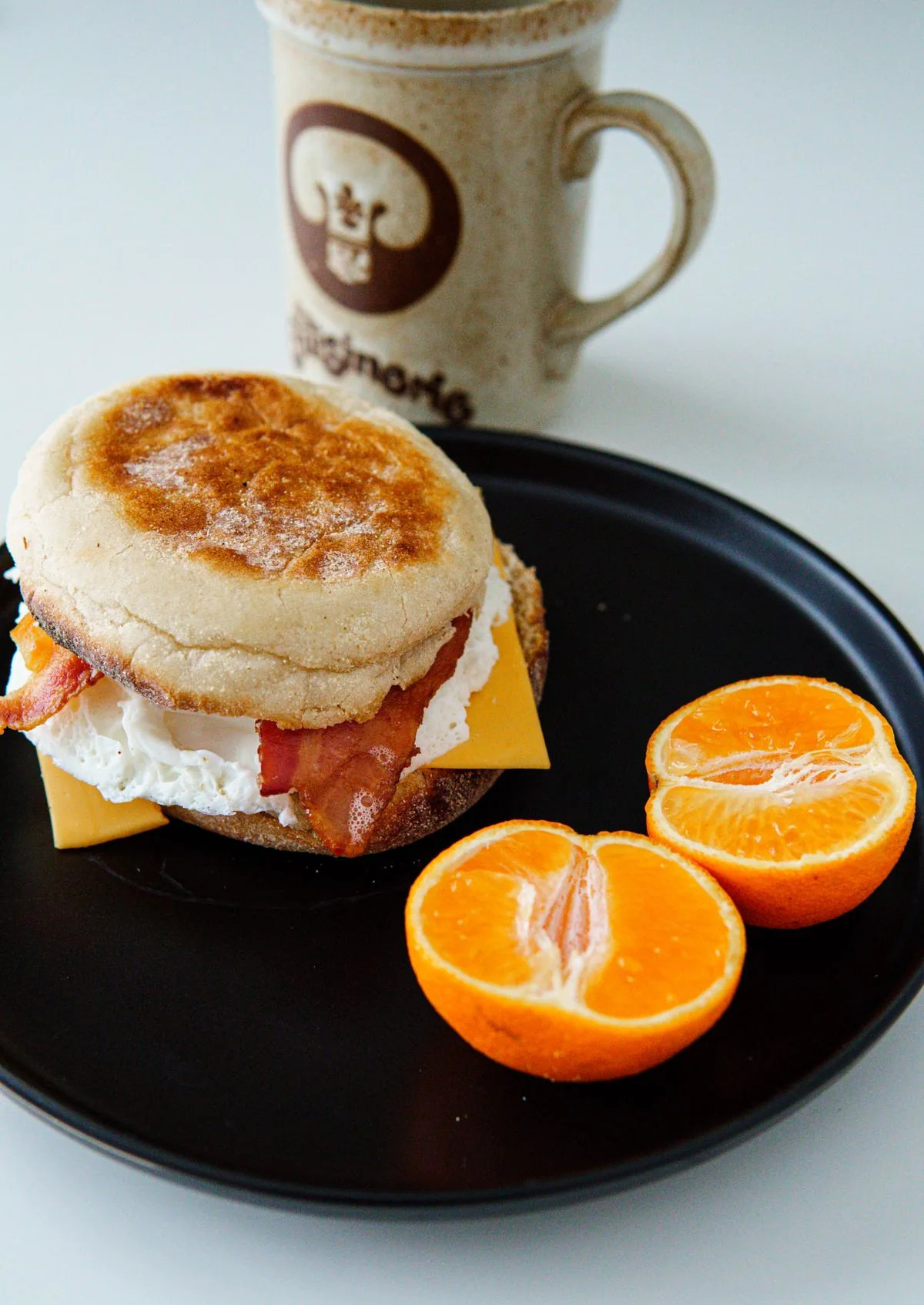 Air Fryer Breakfast Sandwich plated air fryer meal