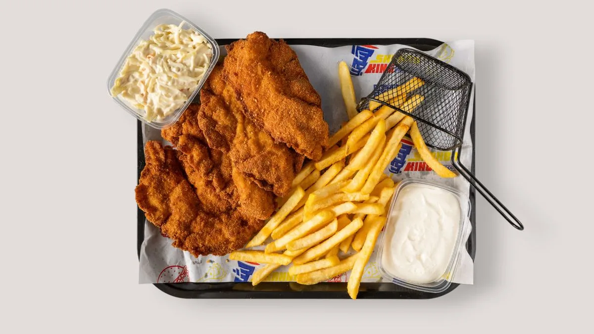 Buttermilk Fried Chicken plated American meal