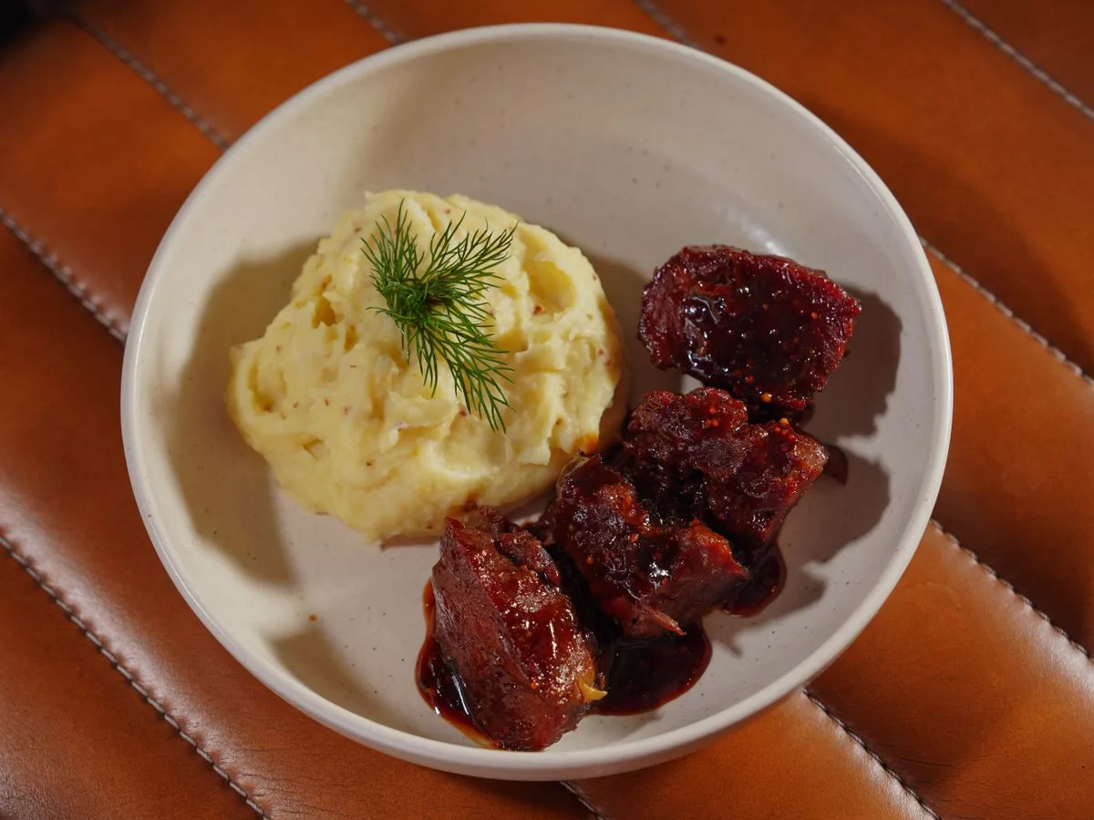 American Shepherd Pie plated American meal