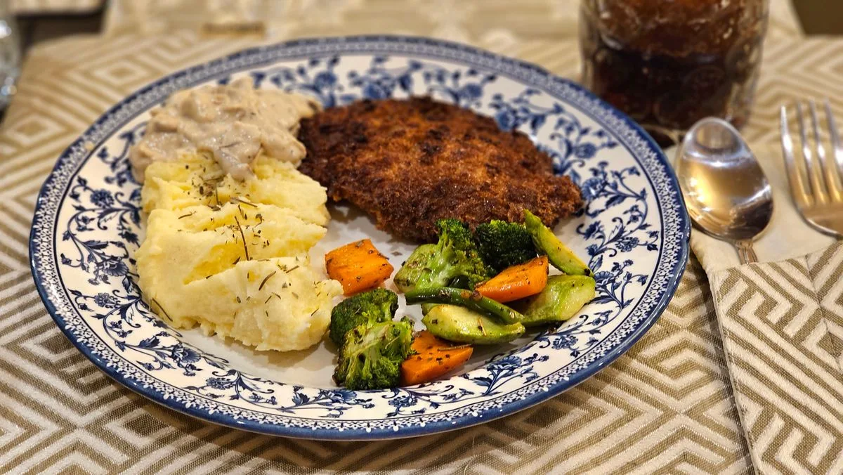 Corned Beef Hash plated American meal