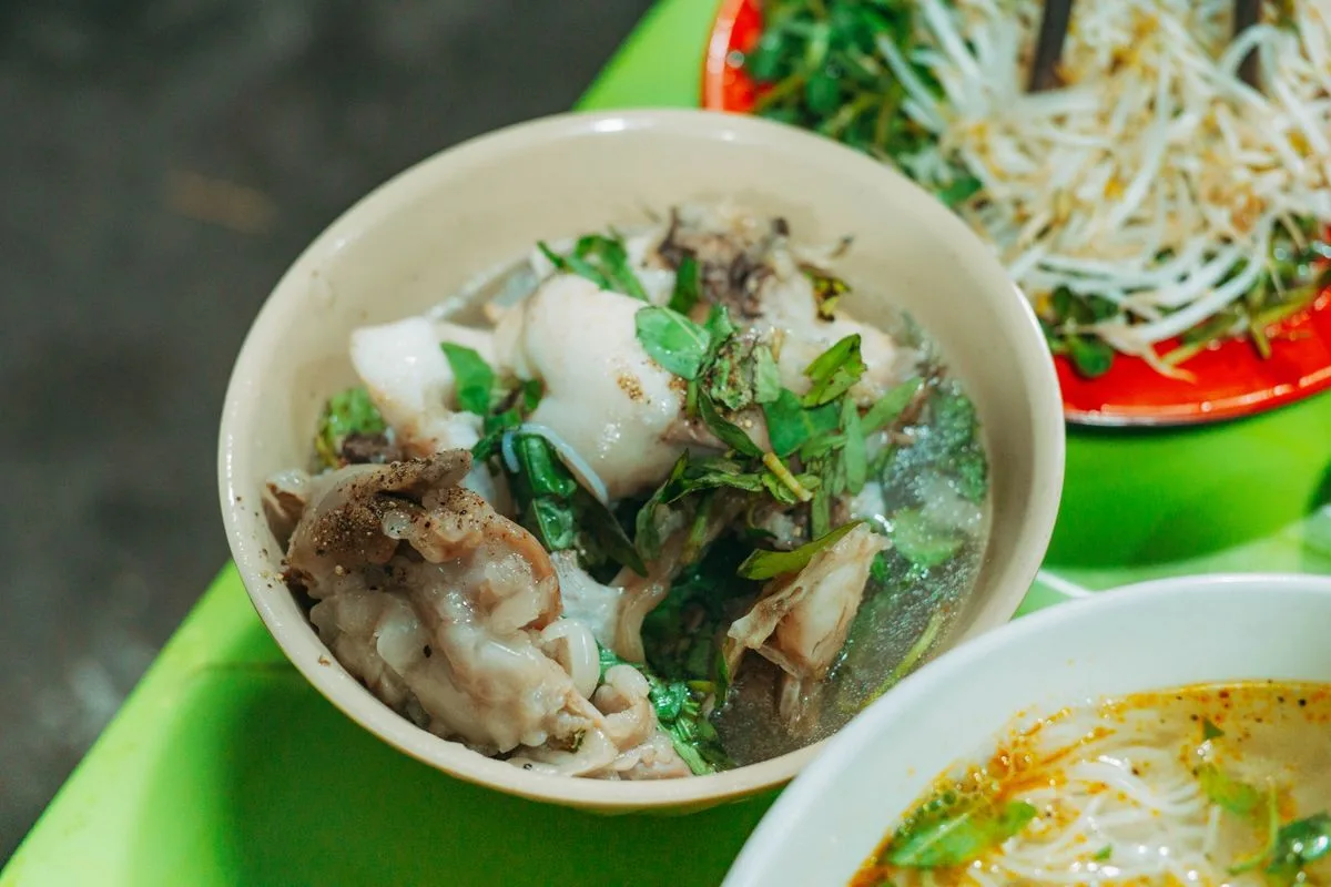 Ginger Garlic Dumpling Soup plated Chinese dinner