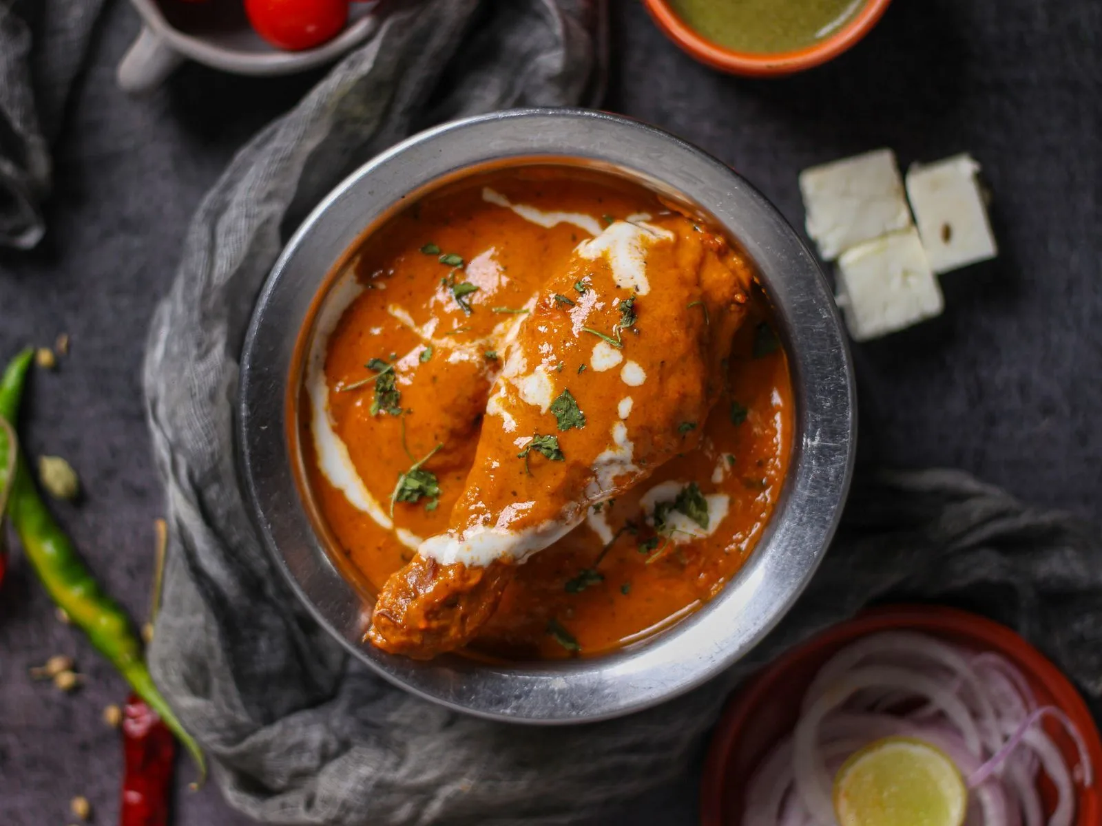 Weeknight Chicken Tikka Masala plated Indian dinner
