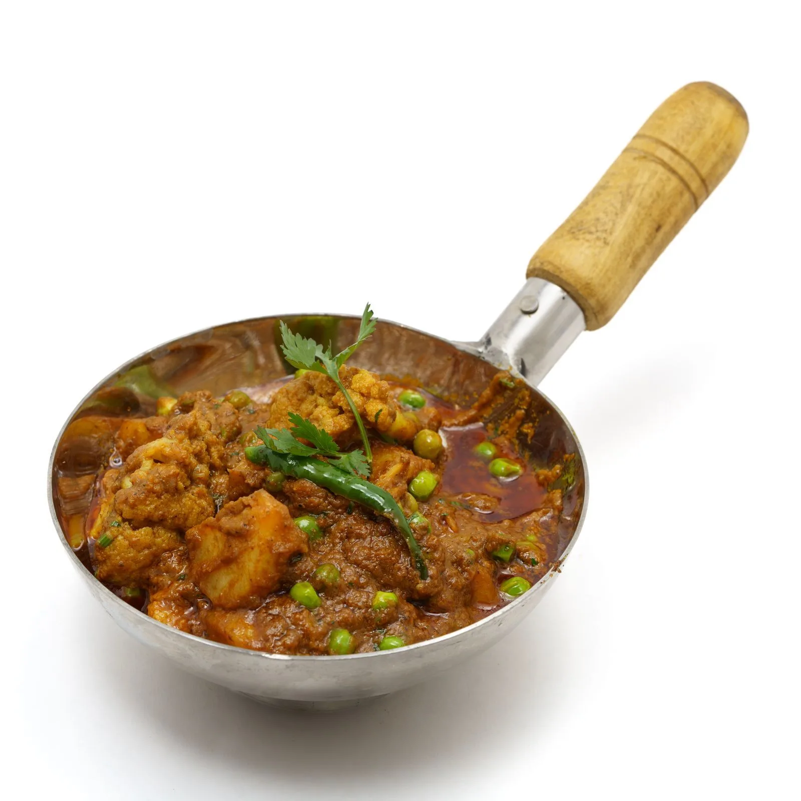 Weeknight Aloo Gobi plated Indian dinner