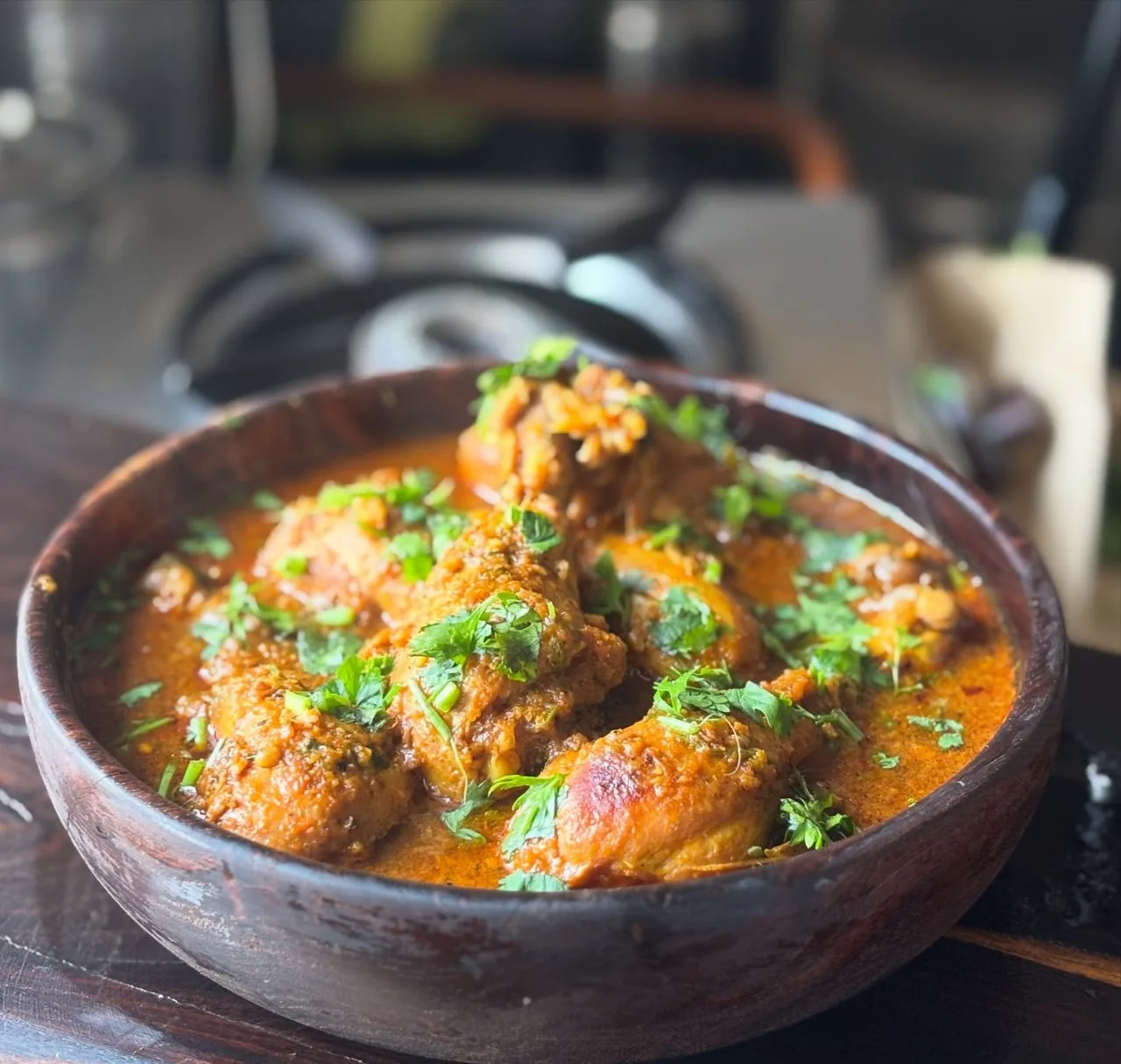 Weeknight Chicken Curry plated Indian dinner