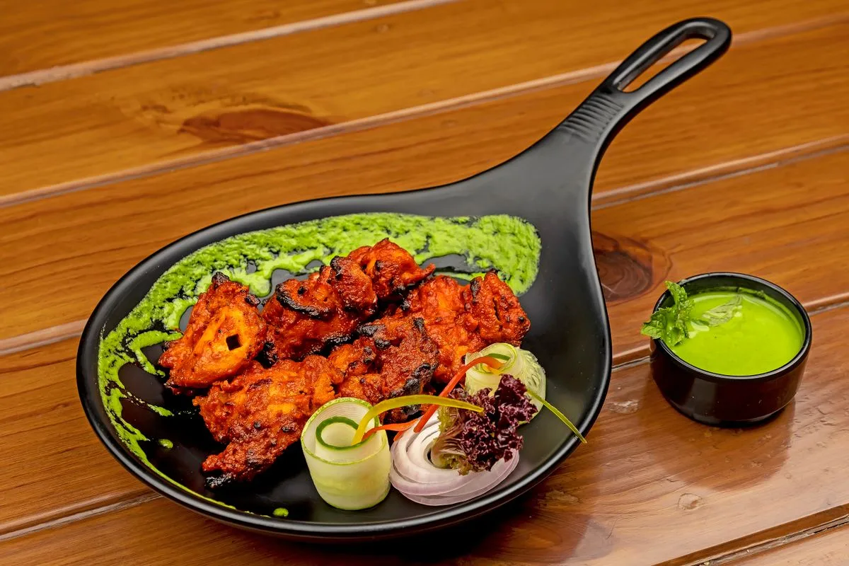 Egg Curry Masala plated Indian dinner