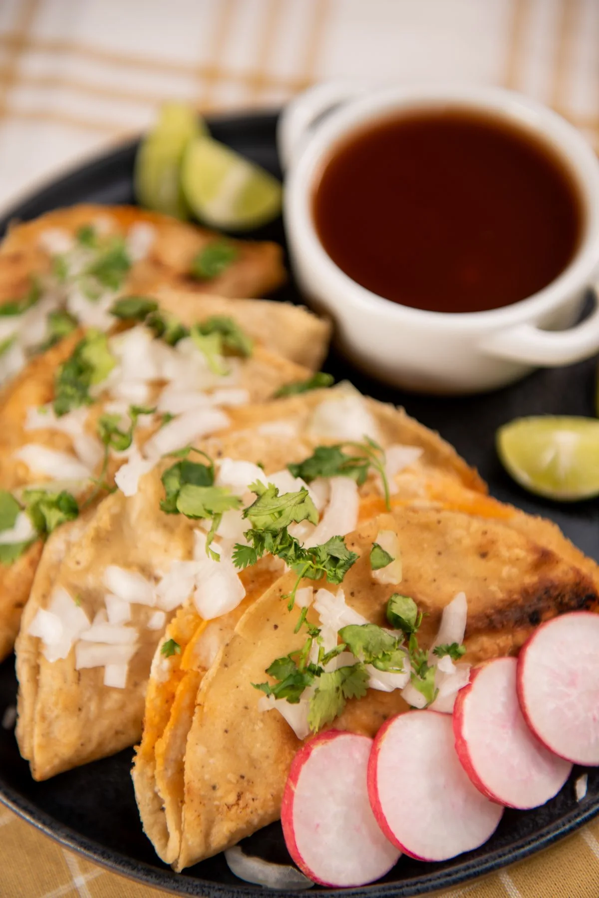 Mexican Shredded Chicken plated Mexican meal