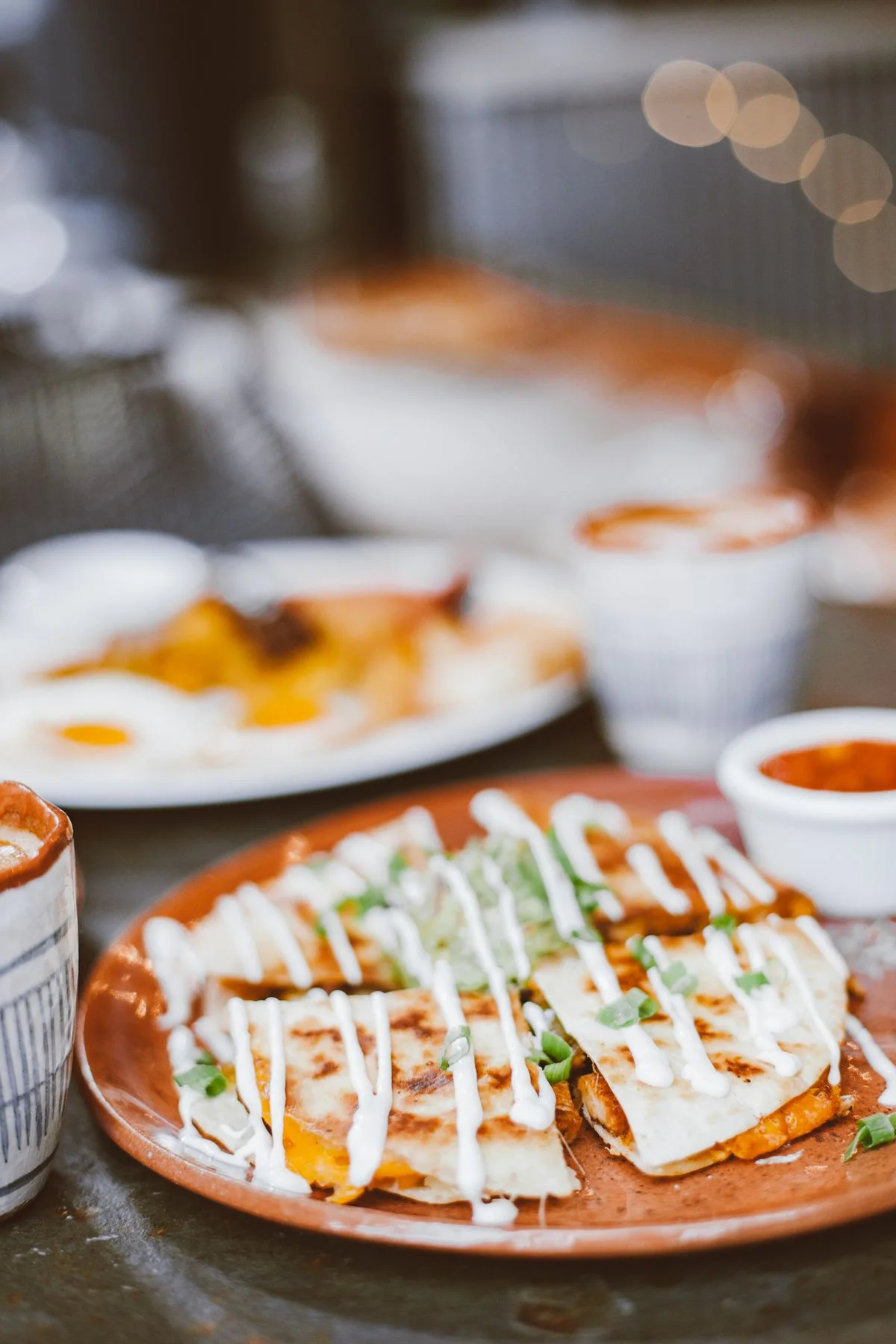 Mexican-Style Spanish Rice plated Mexican meal