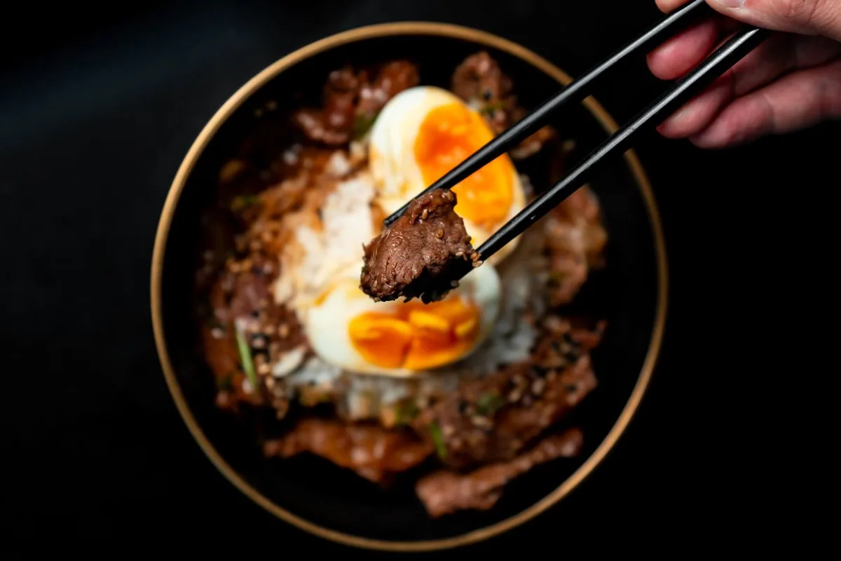 Savory Beef Donburi Bowl