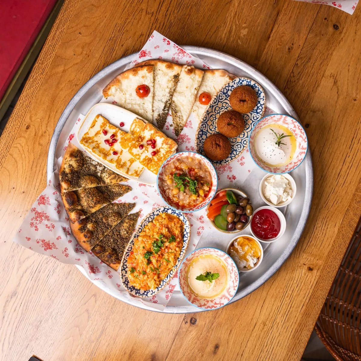 Pita Nachos Style Plate