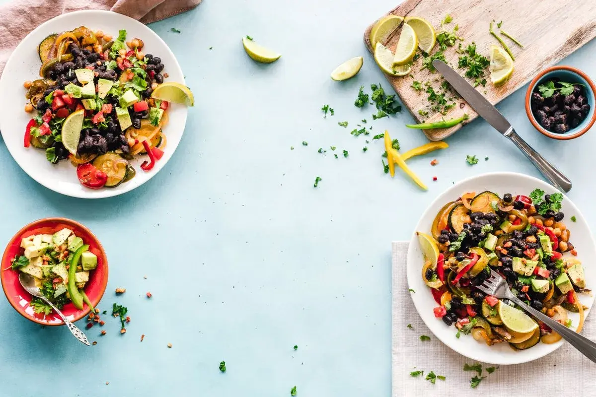 Mexican Street Corn Salad dish plated