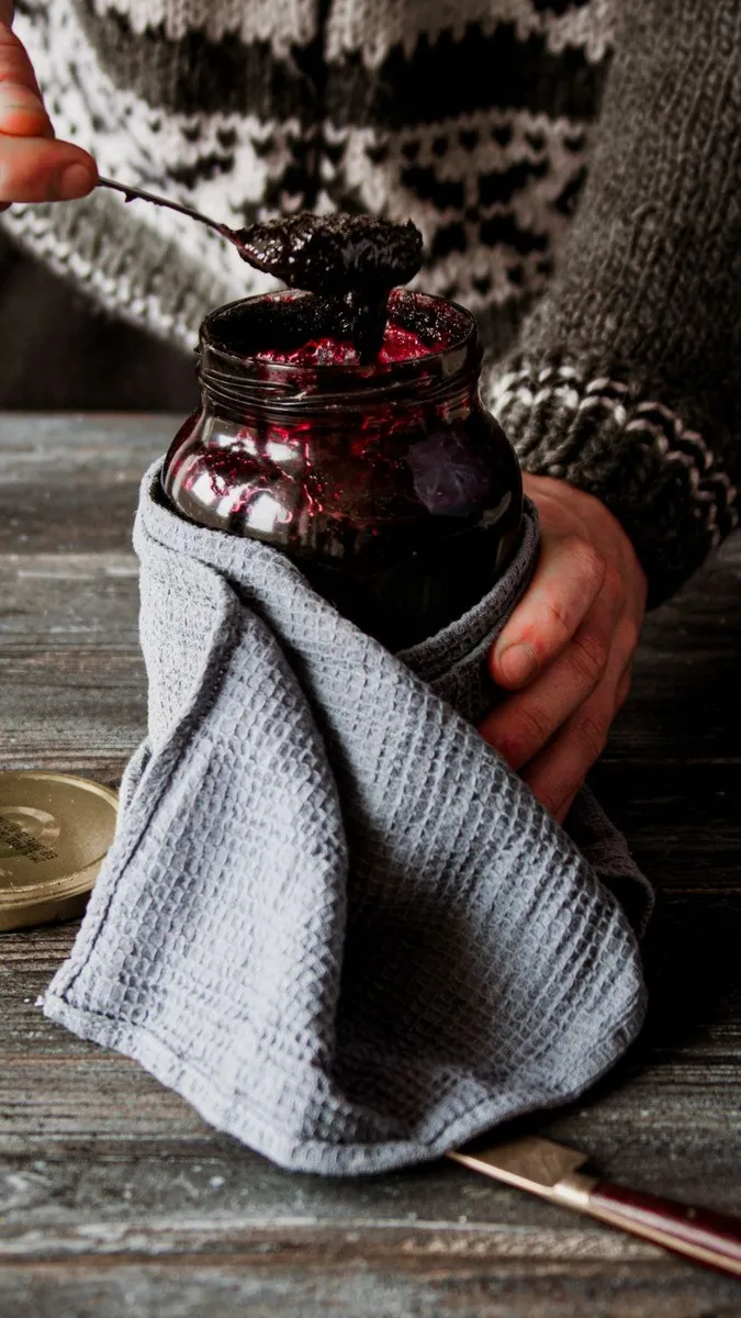 Blackberry Jam dish plated