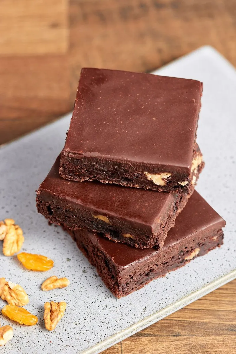 Cosmic Brownie Cookies dish plated