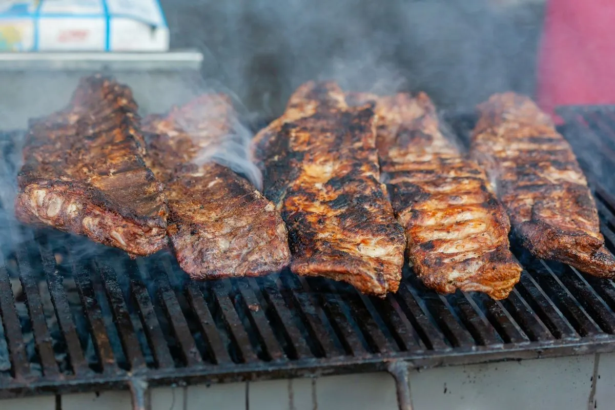 Air Fryer Country Style Ribs dish plated