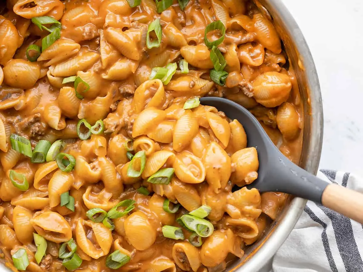 One Pot Cheeseburger Pasta