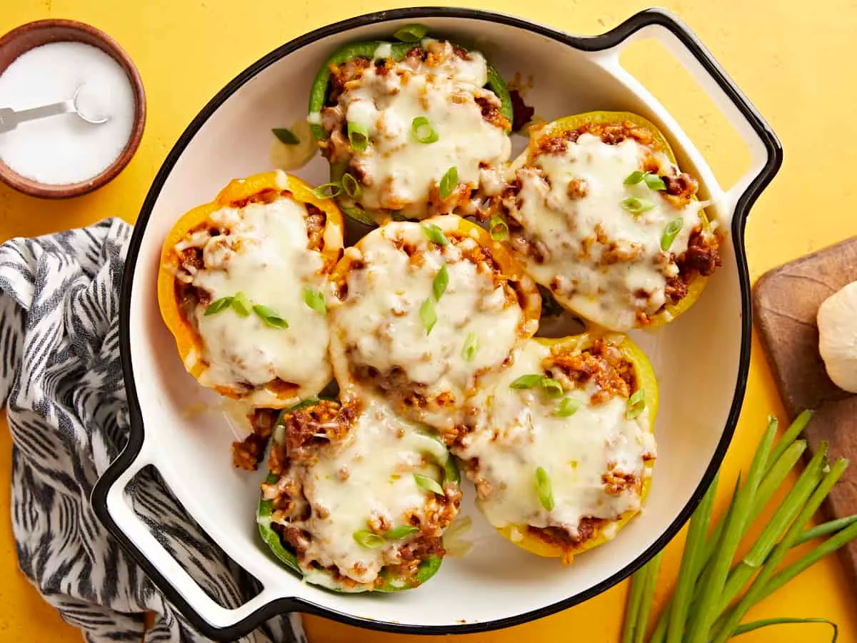 Chorizo Stuffed Bell Peppers