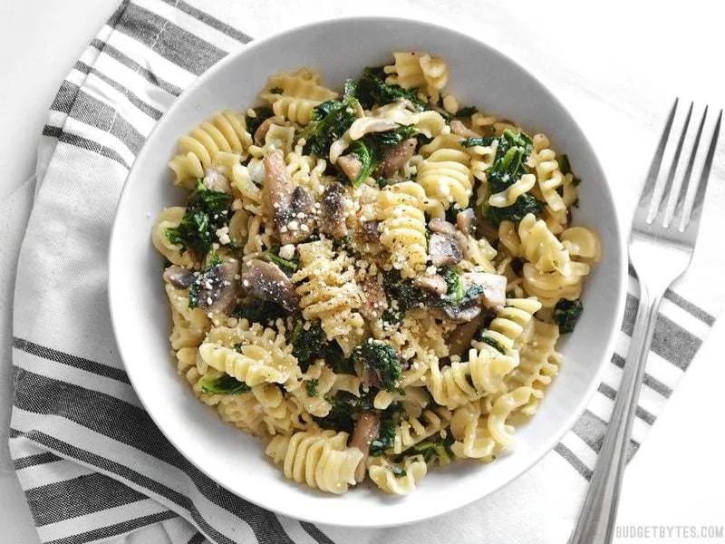 Parmesan & Pepper Kale Pasta