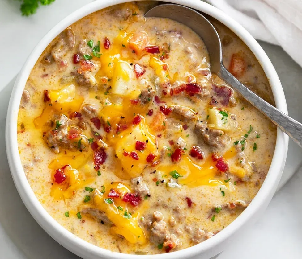 Cheeseburger Soup