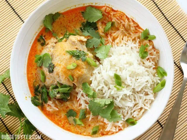 Thai Coconut Curry Chicken Thighs