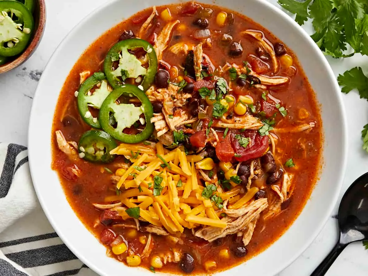 Chicken Enchilada Soup