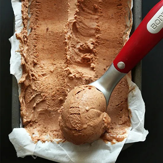 No Churn Vegan Chocolate Ice Cream