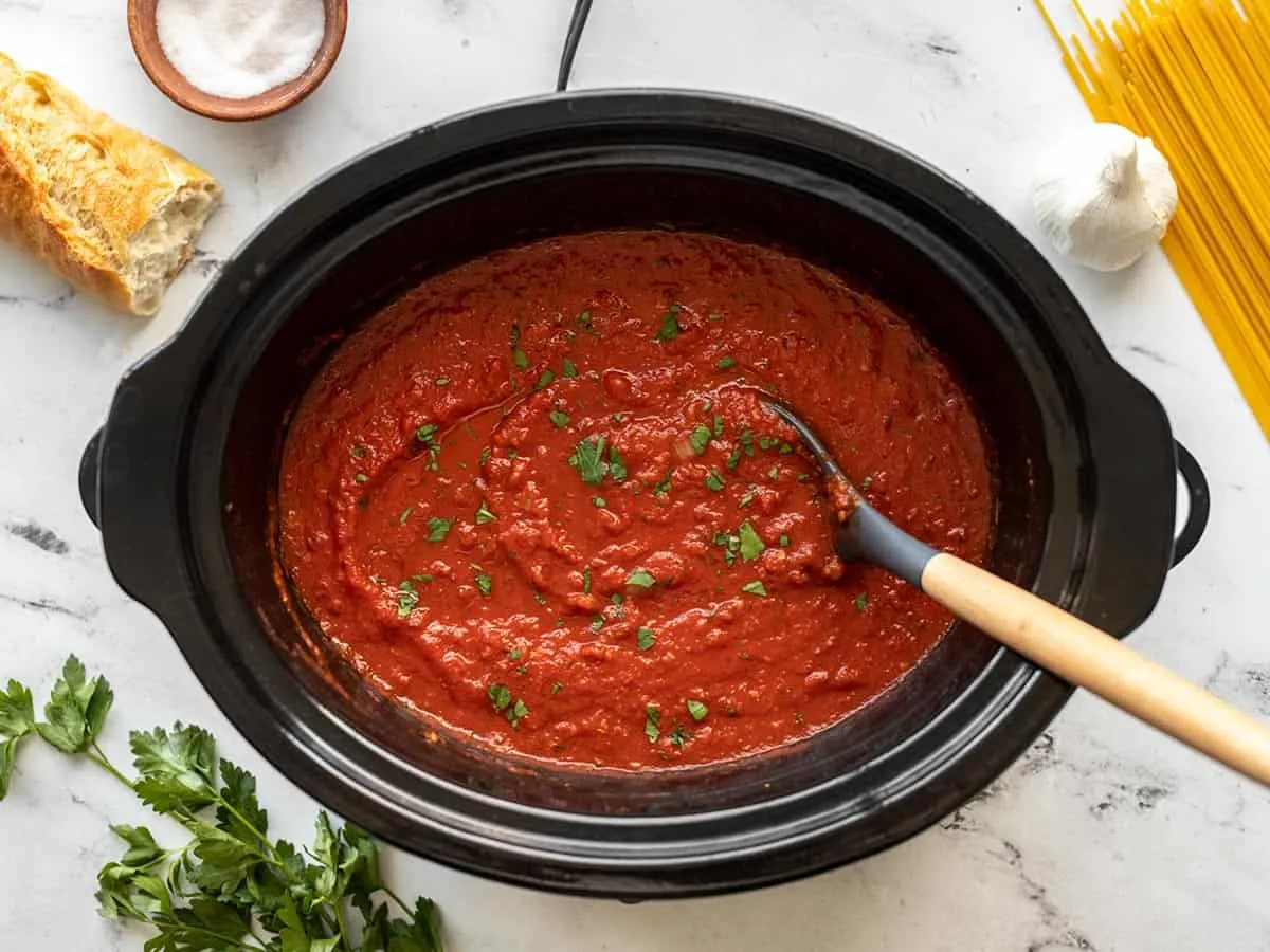 Slow Cooker Spaghetti Sauce