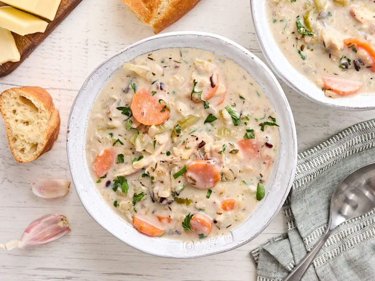 Creamy Chicken and Rice Soup