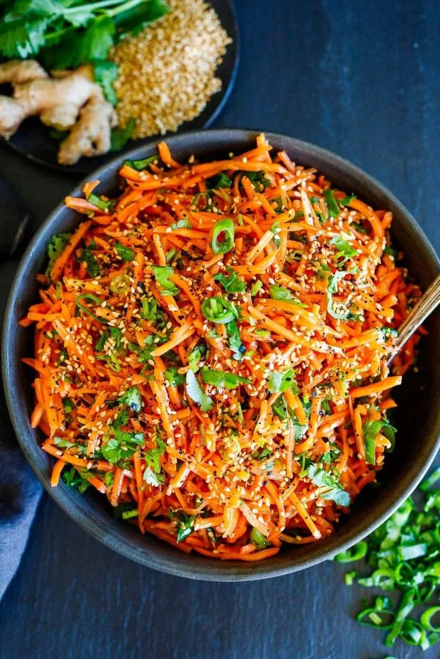 Crispy Carrot Salad – Easy and Fresh