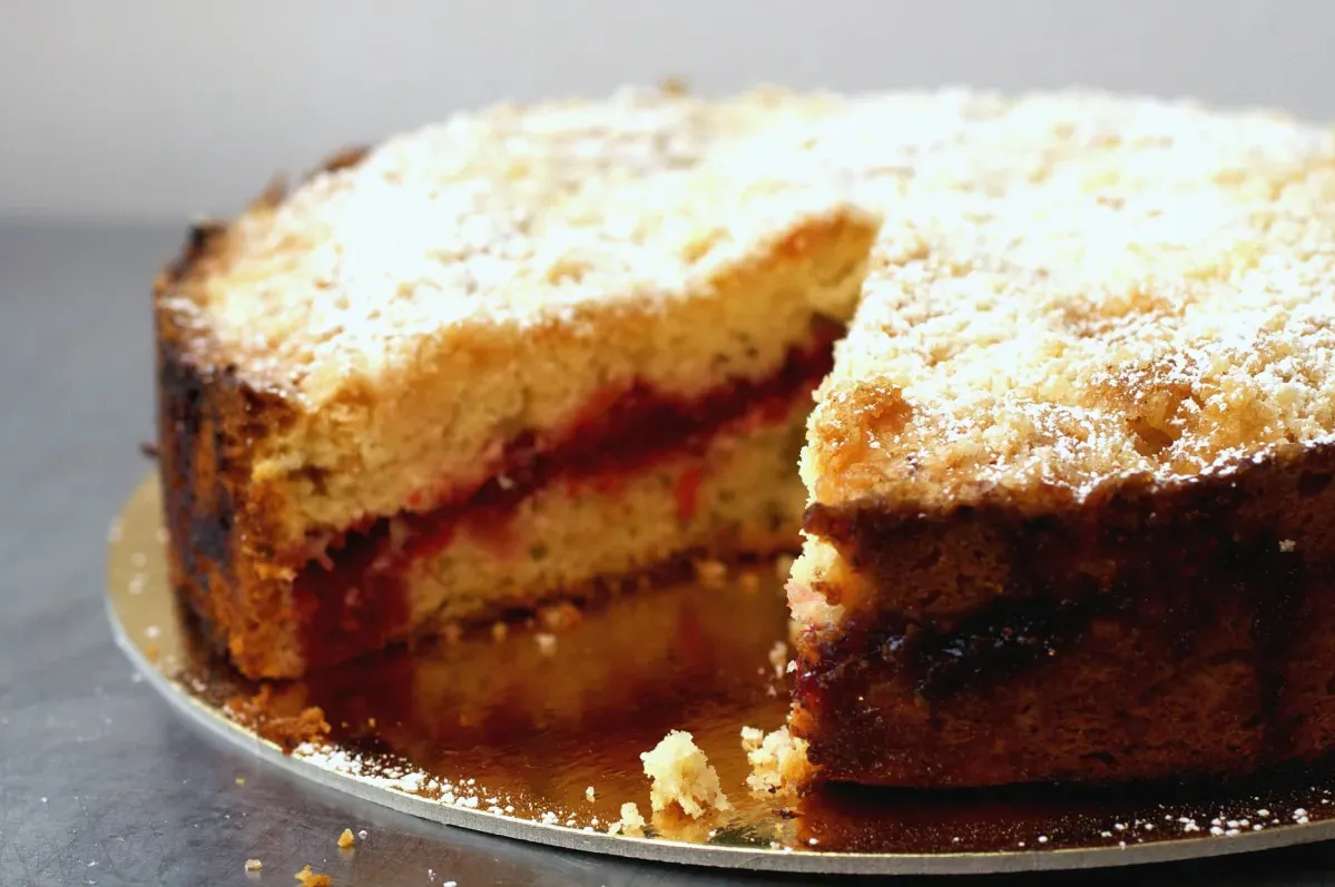 cranberry vanilla coffee cake