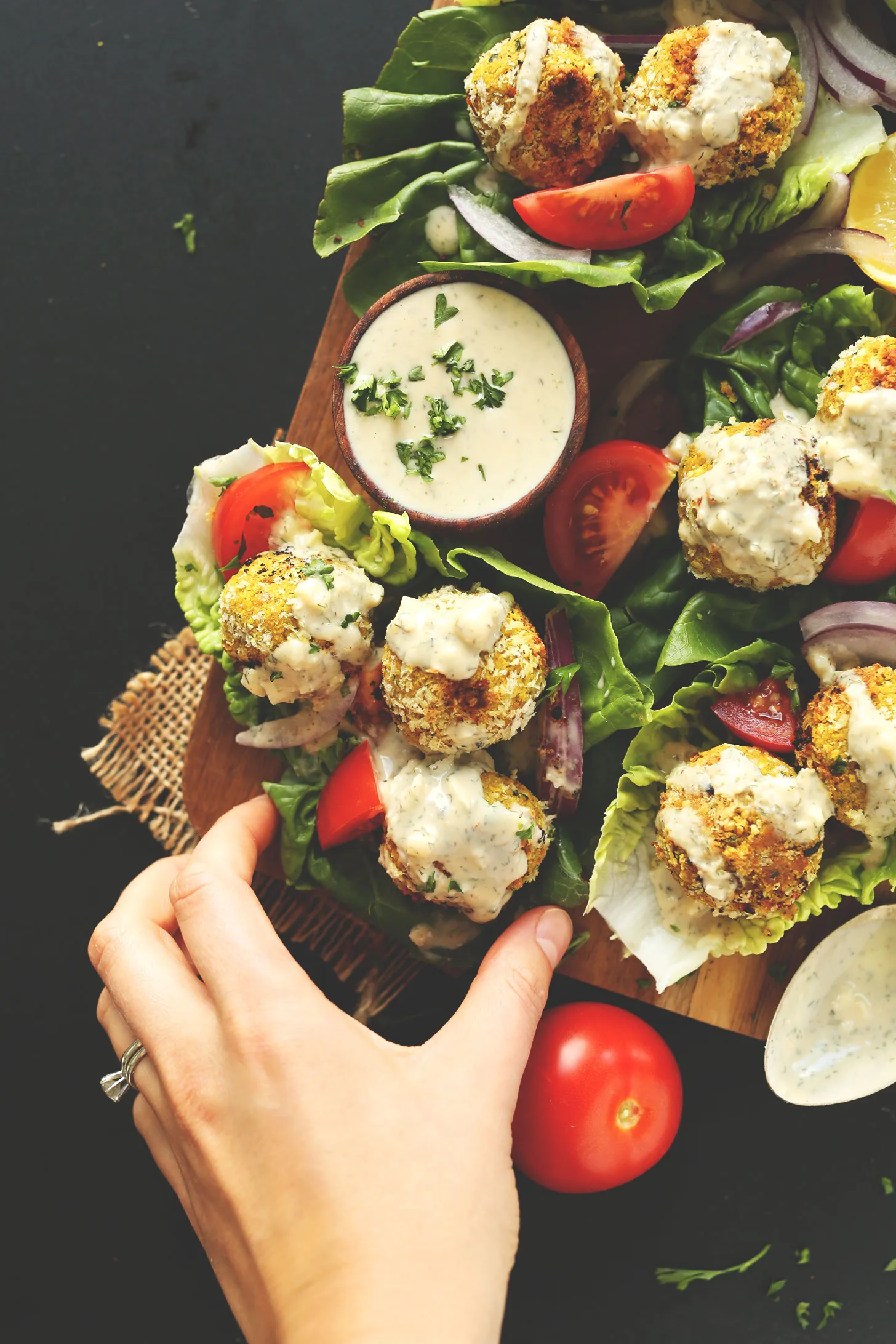 Turmeric Chickpea Fritters