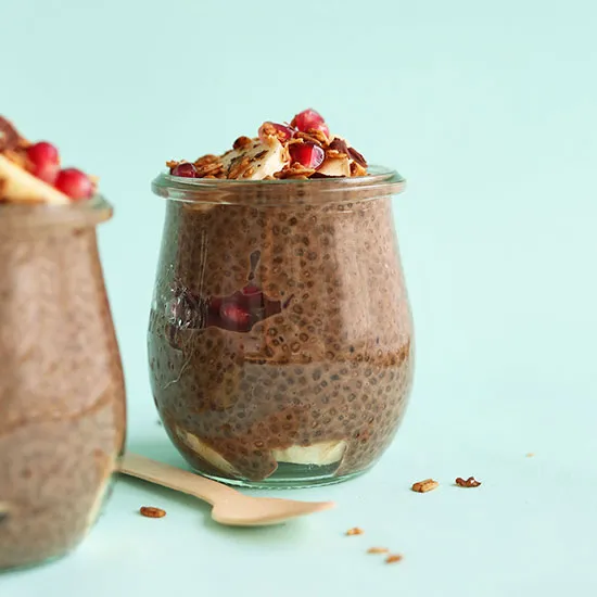 Overnight Chocolate Chia Seed Pudding