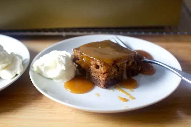 sticky toffee pudding