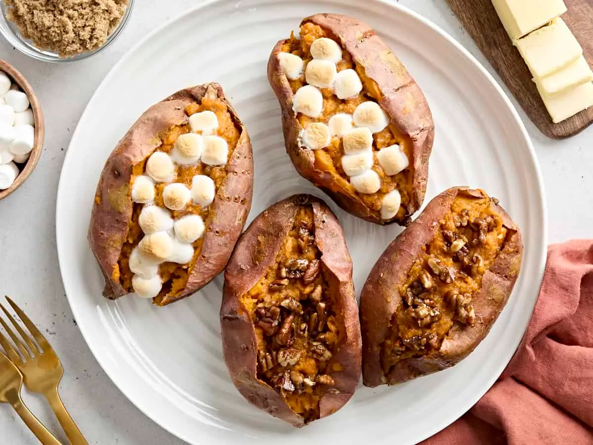 Twice Baked Sweet Potatoes
