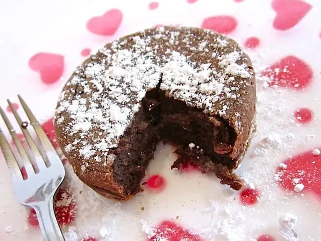 Chocolate Lava Cake for Two (or one)