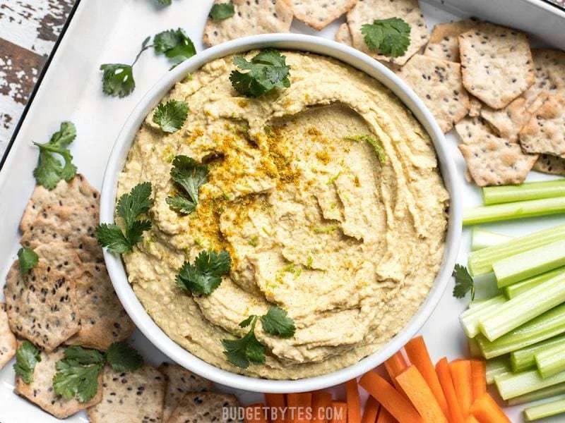 Coconut Curry Hummus