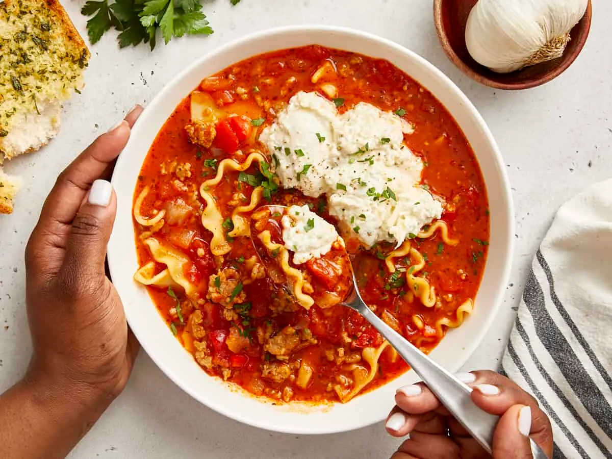 Lasagna Soup