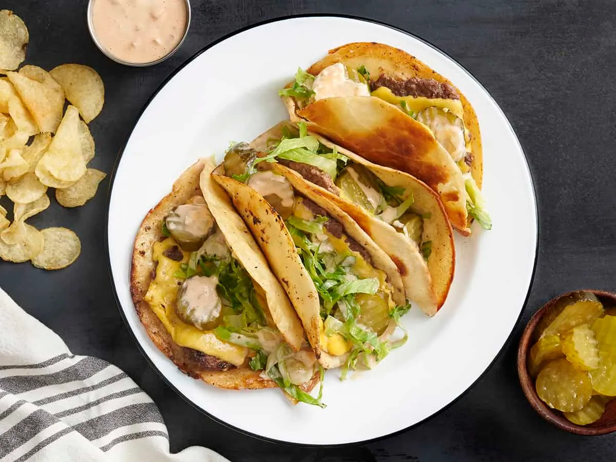 Smash Burger Tacos