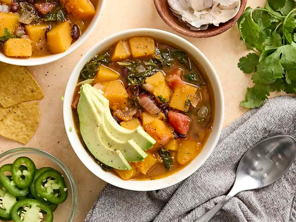 Butternut Squash and Black Bean Soup Recipe