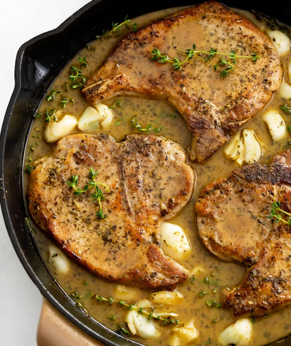 Pan Fried Pork Chops
