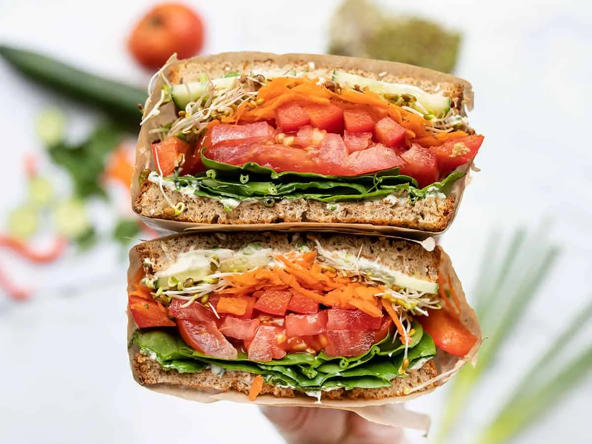 The Best Veggie Sandwich