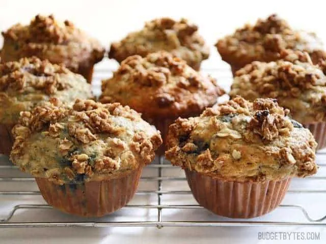 Triple Berry Oatmeal Muffins