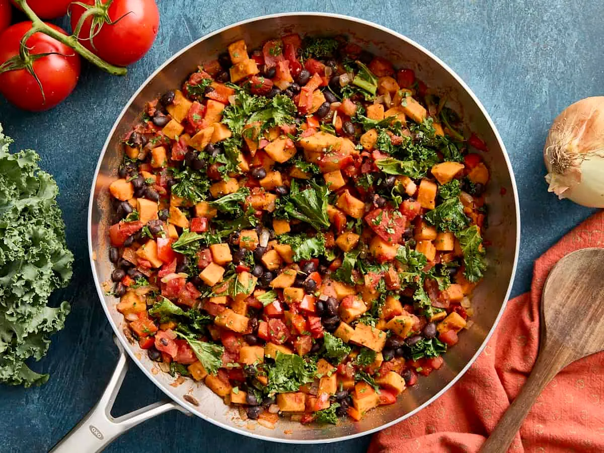 Sweet Potato Black Bean Skillet