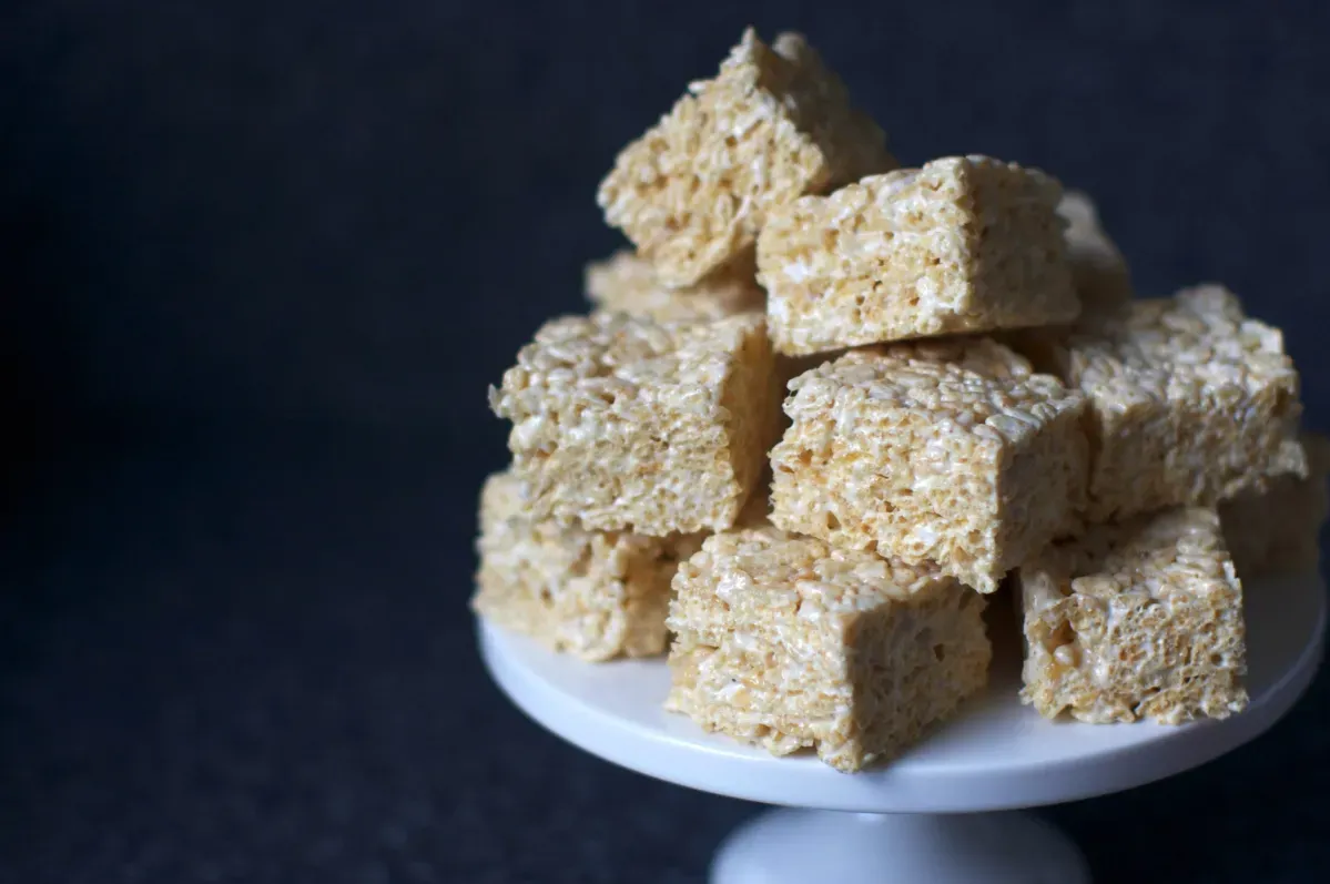 salted brown butter crispy treats