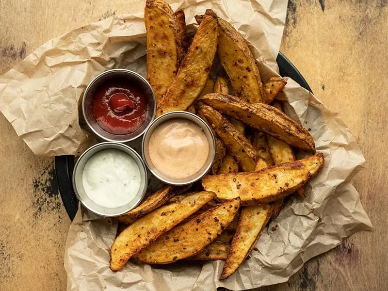 Oven Baked Steak Fries