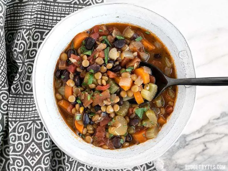Chunky Lentil and Vegetable Soup
