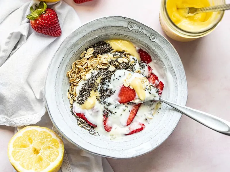 Lemon Berry Yogurt Breakfast Bowls