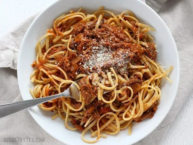 Sunday Slow Cooker Beef Ragù